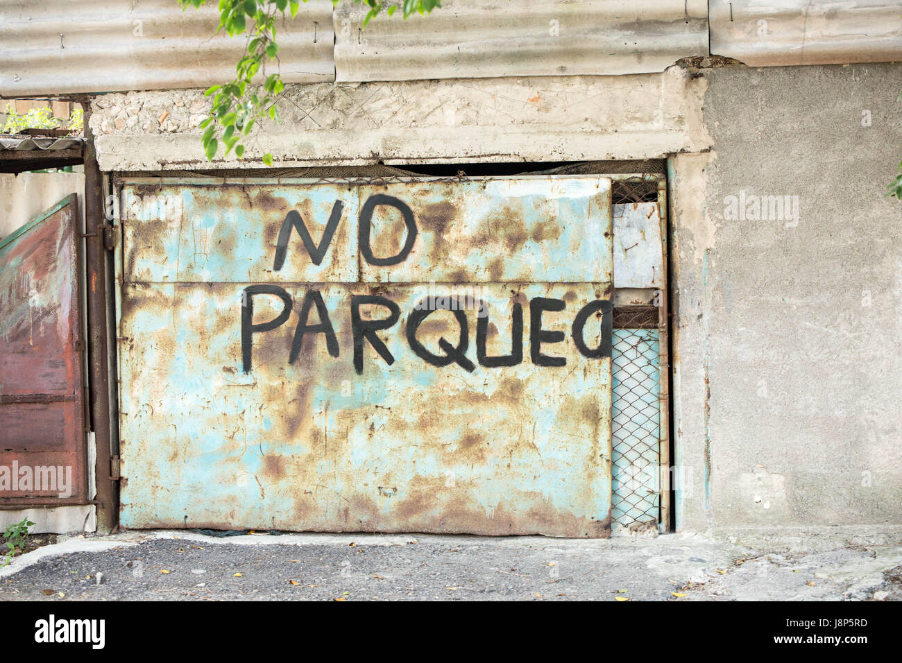 Nessun parcheggio Foto Stock