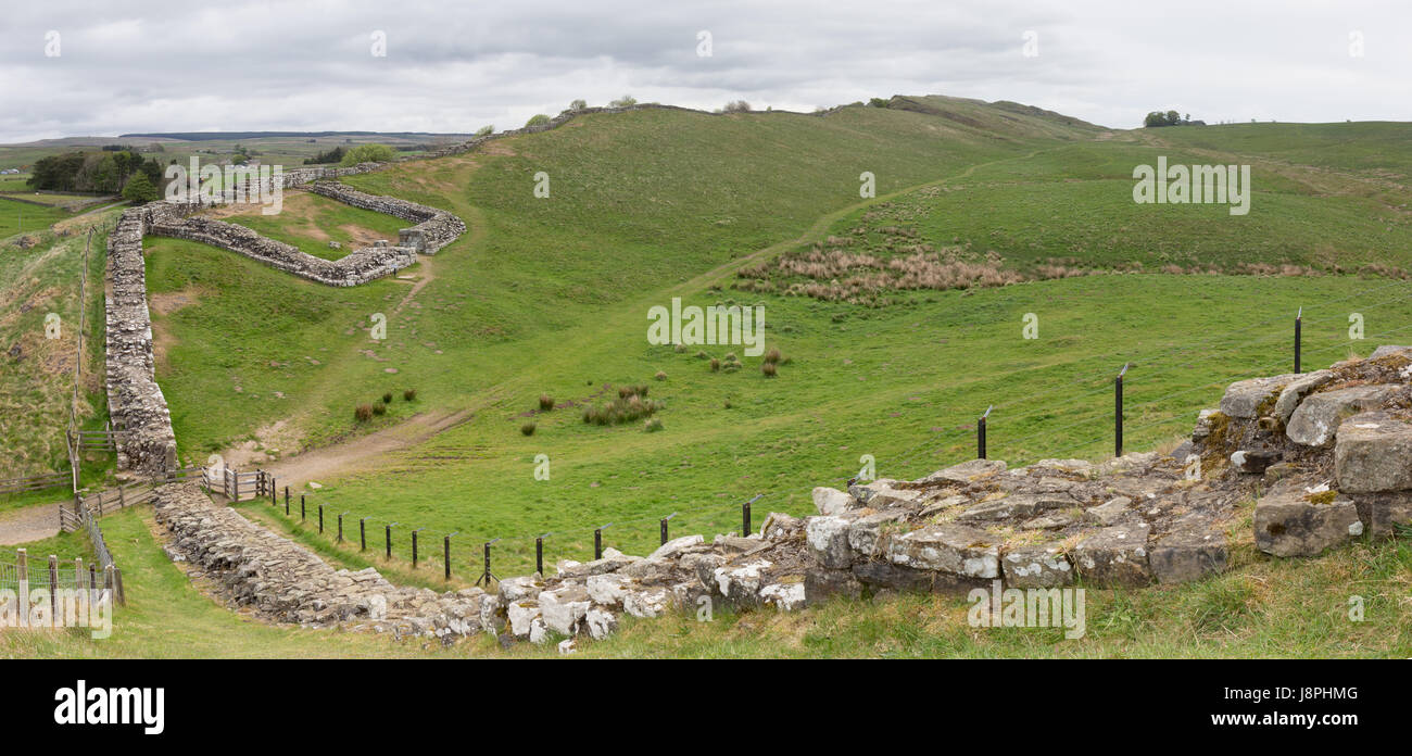 Milecastle 42 il vallo di Adriano Foto Stock