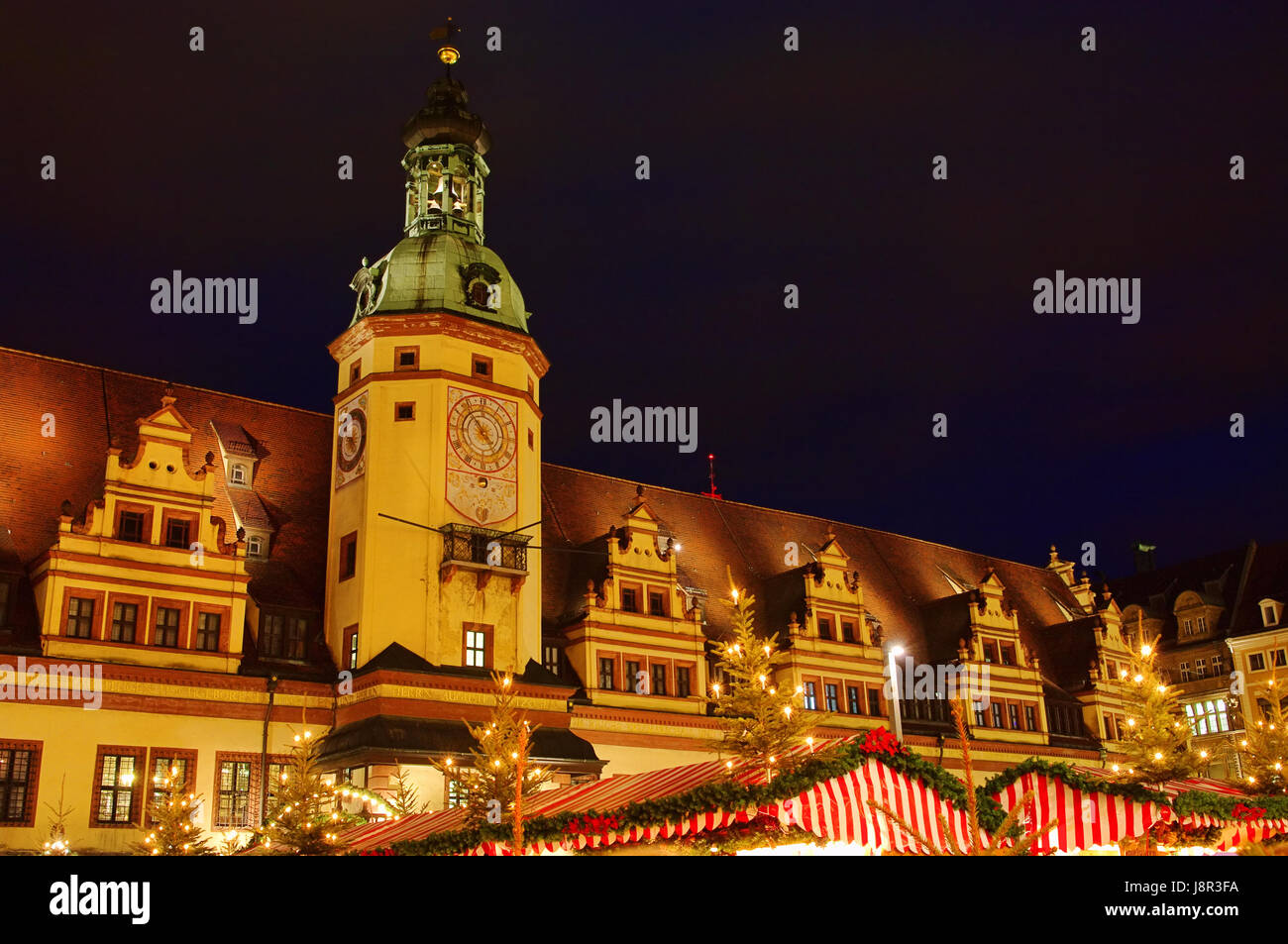 La Sassonia, Lipsia, mercato settimanale, il mercato, il mercato delle pulci, Natale, Foto Stock