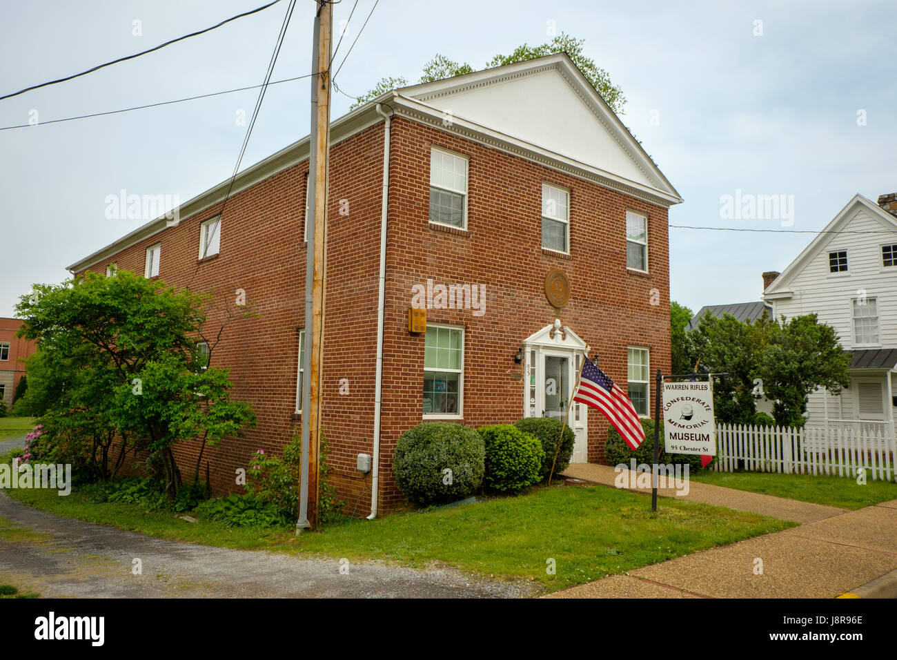 Warren fucili Museo confederato, 95 Chester Street, Royal anteriore, Virginia Foto Stock