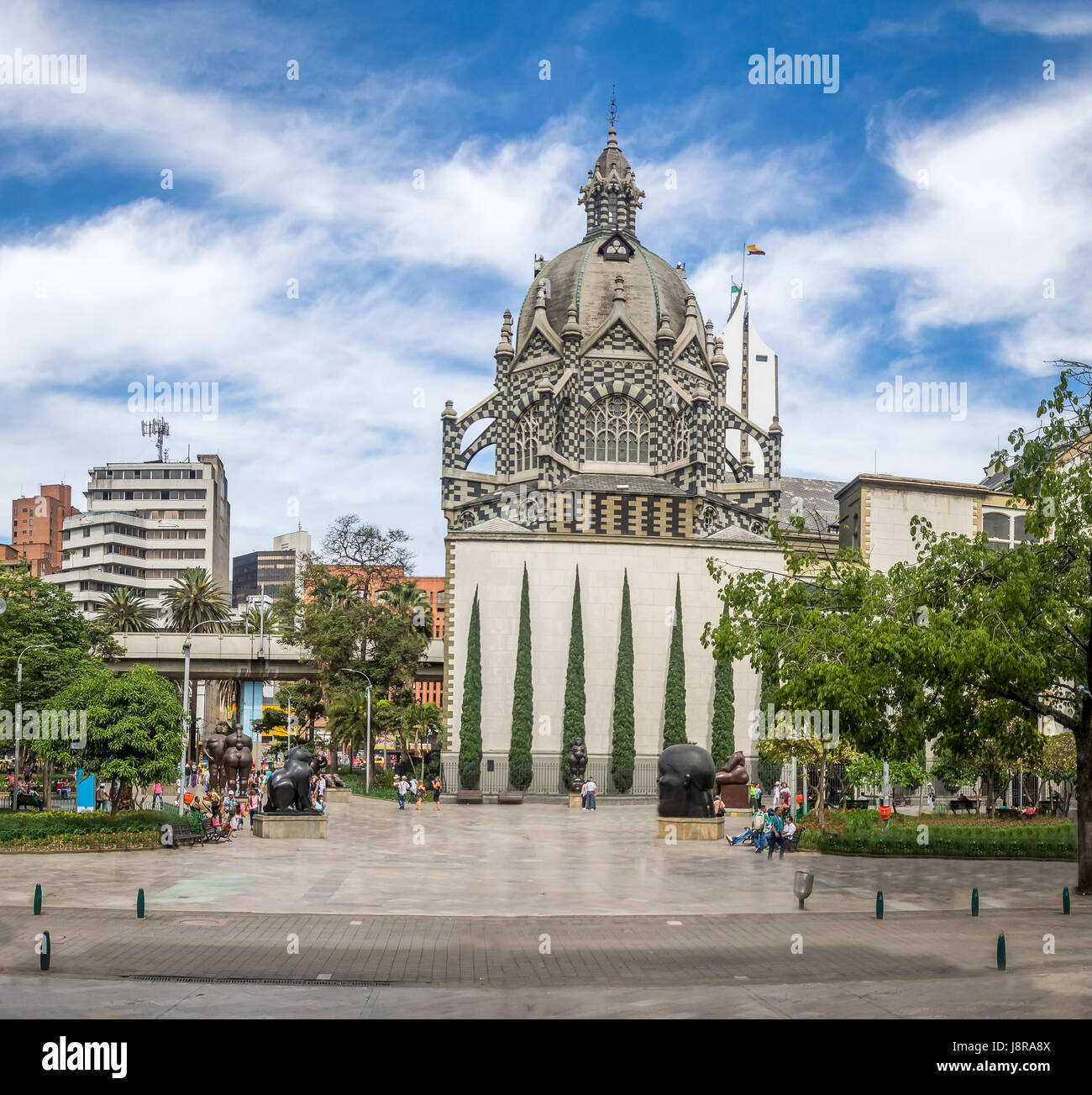 Botero Square - Medellin, Antioquia, Colombia Foto Stock