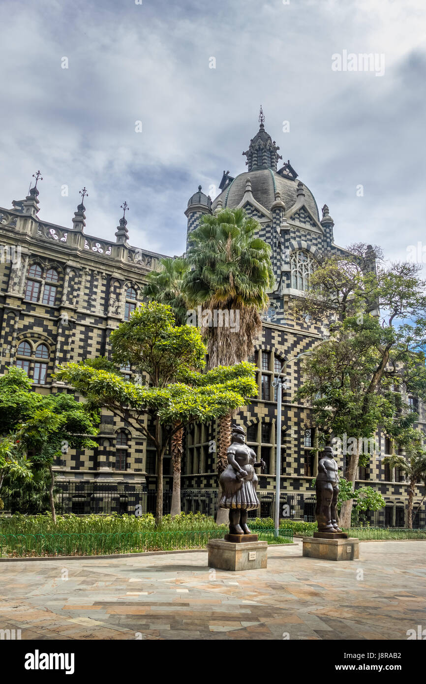 Botero Square - Medellin, Antioquia, Colombia Foto Stock