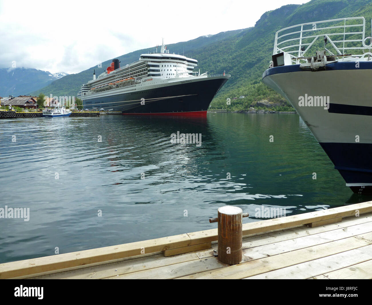 Montagne, porto, Norvegia, valley, porti, Fjord, scenario, campagna, Foto Stock