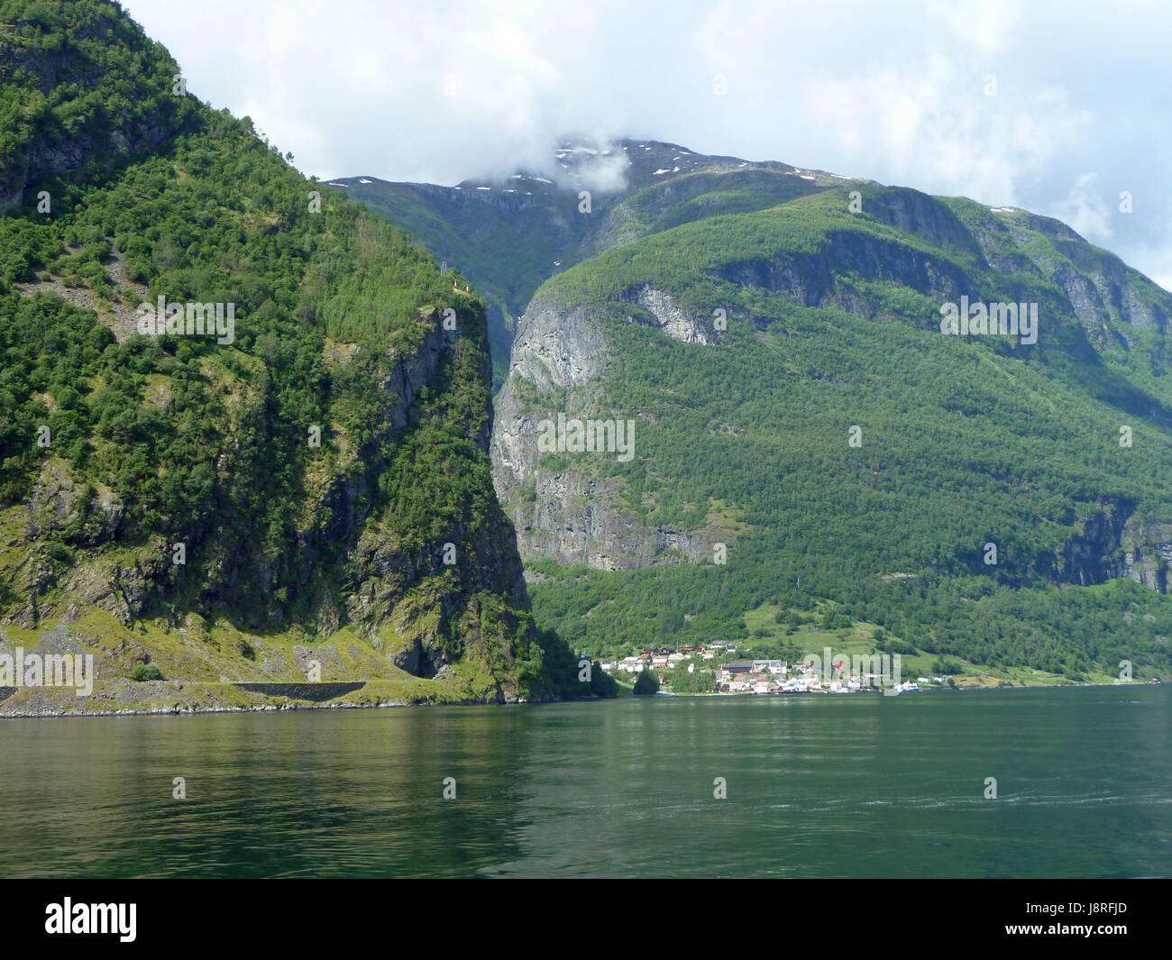 Montagne, porto, Norvegia, valley, porti, Fjord, scenario, campagna, Foto Stock