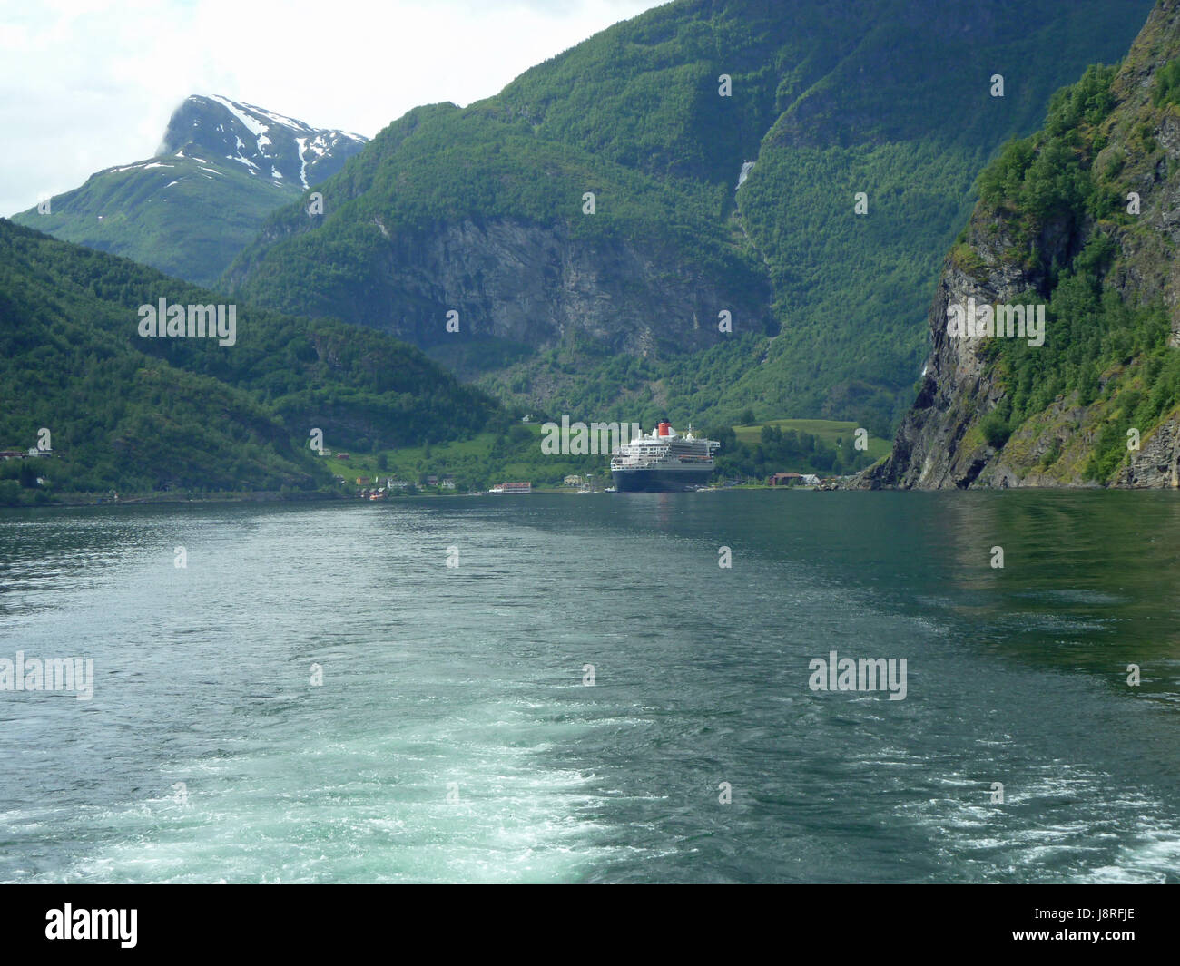 Montagne, porto, Norvegia, valley, porti, Fjord, scenario, campagna, Foto Stock