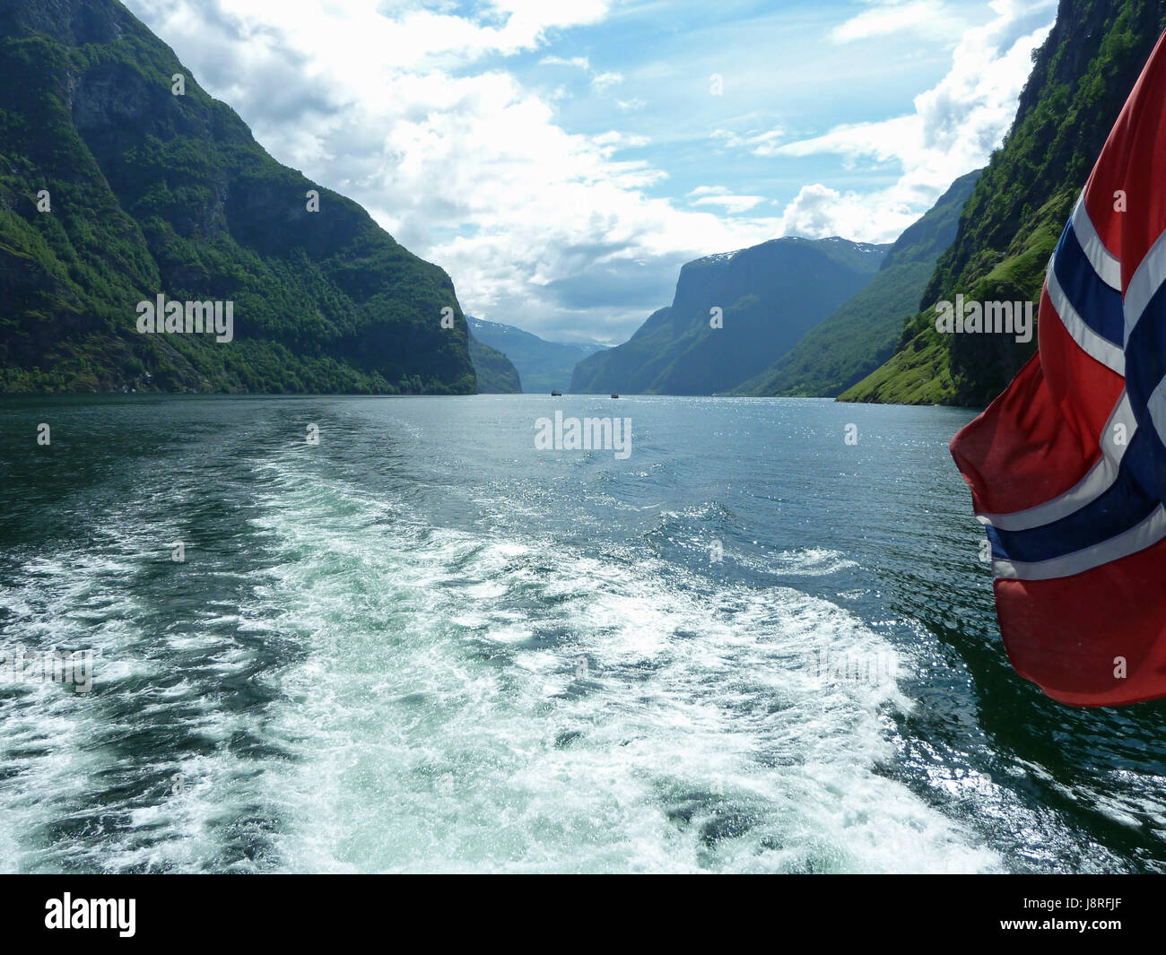 nel sognefjord Foto Stock