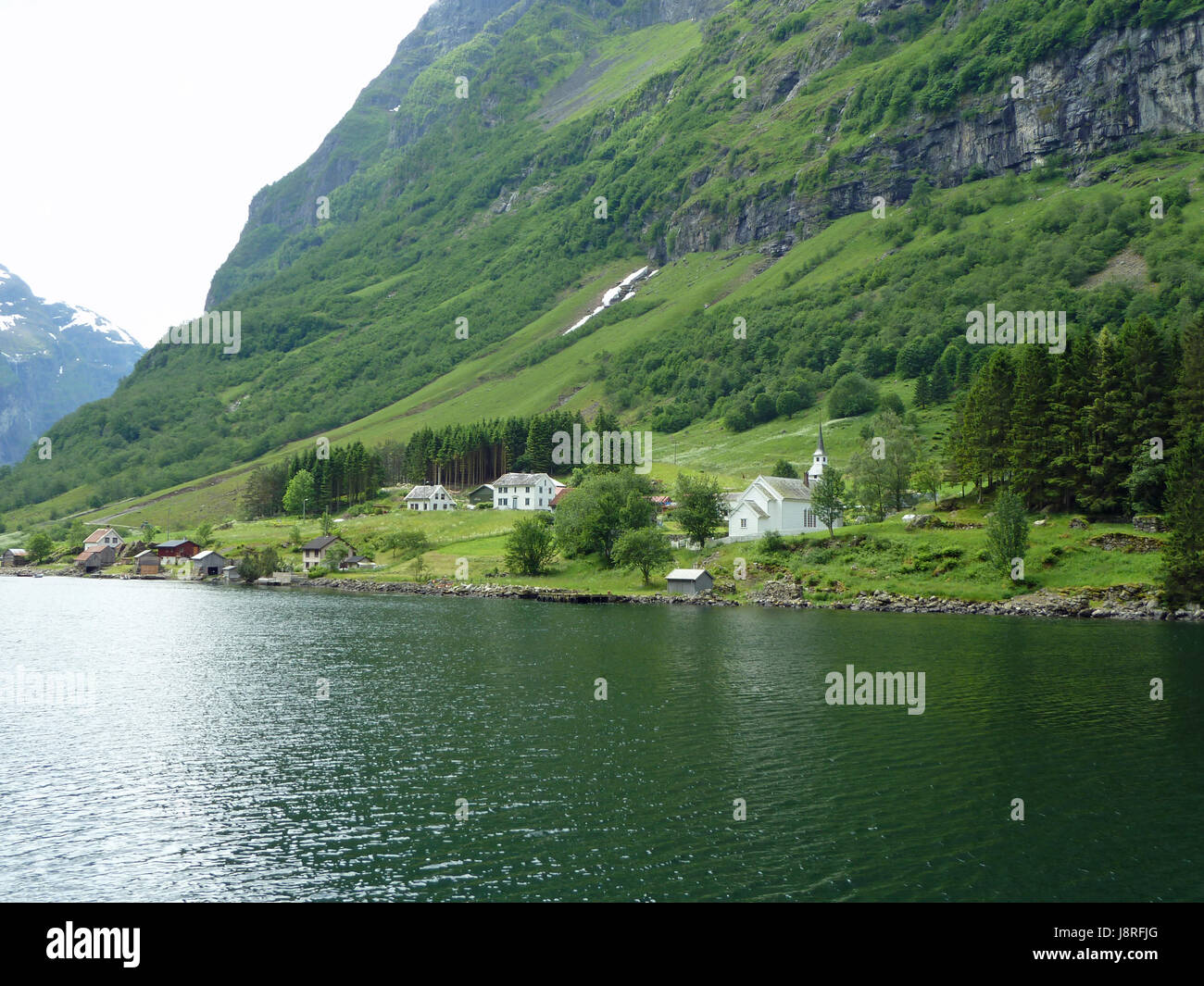 Montagne, porto, Norvegia, valley, porti, Fjord, scenario, campagna, Foto Stock
