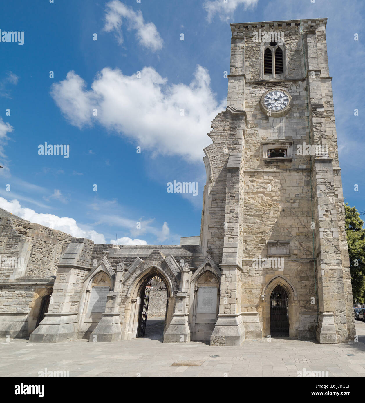 Holyrood chiesa in Southampton Foto Stock