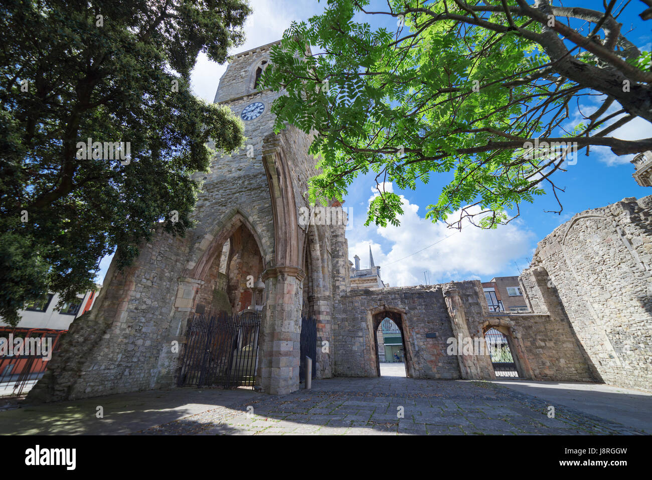 Holyrood chiesa in Southampton Foto Stock