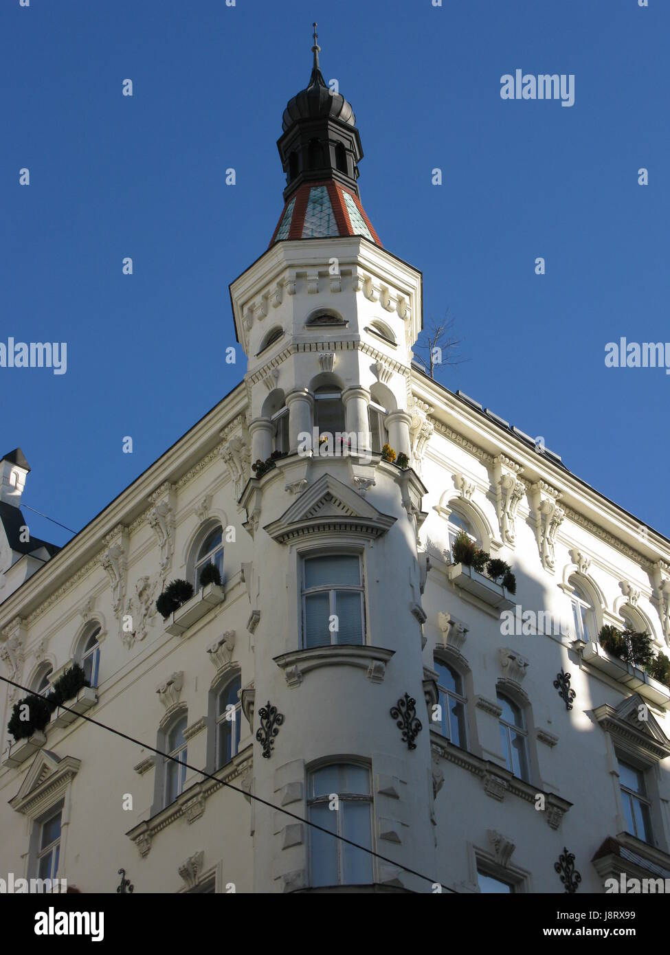 Casa torre in Vienna Foto Stock