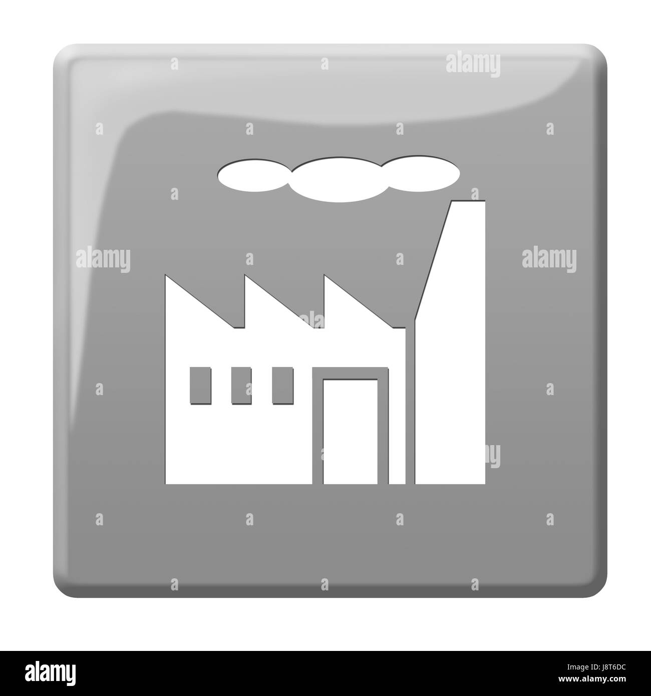 pulsante di tesi Foto Stock