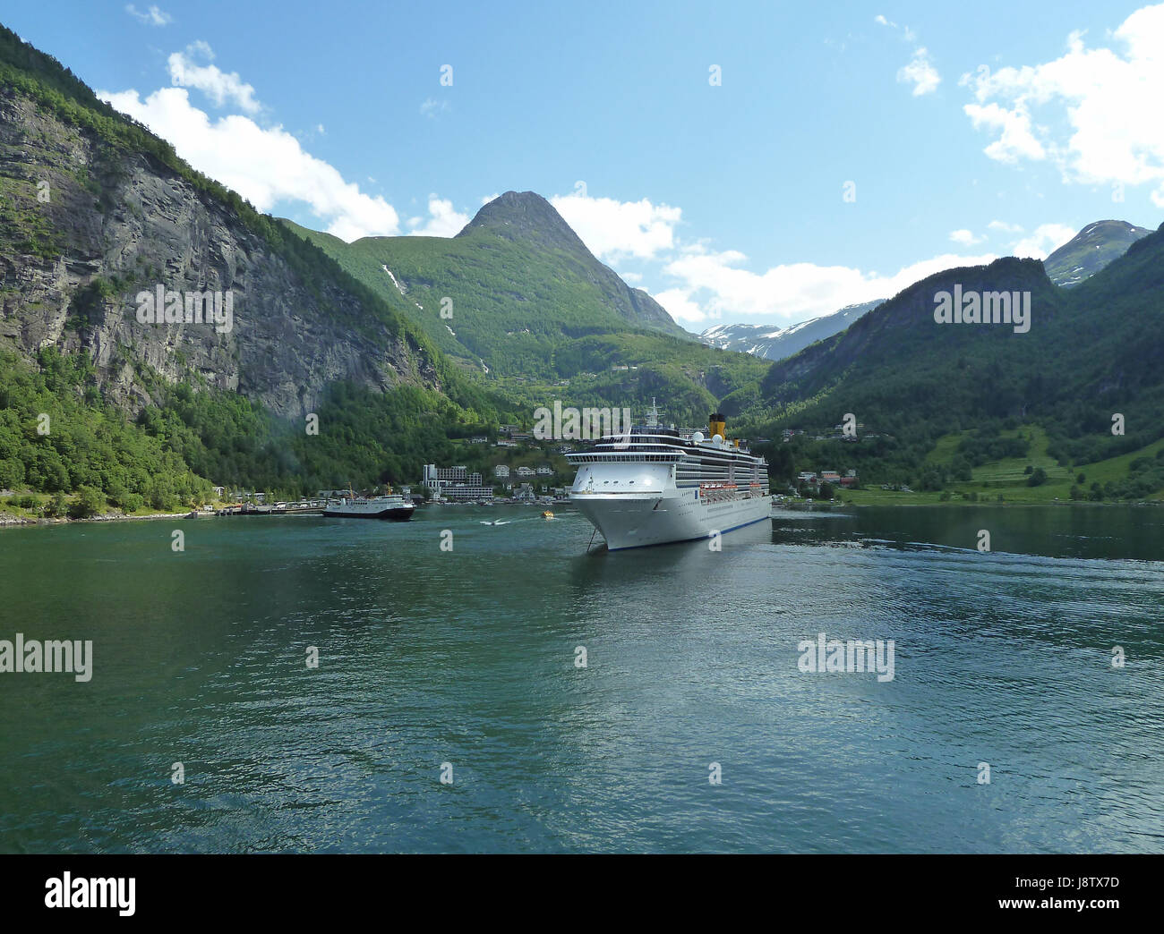 Geiranger Foto Stock