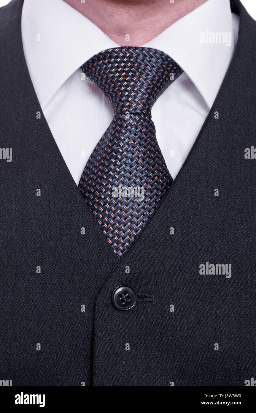 Umana, essere umano, commerciante, cravatta, vestito, uomo, vestiti, abbigliamento, manopola, Foto Stock