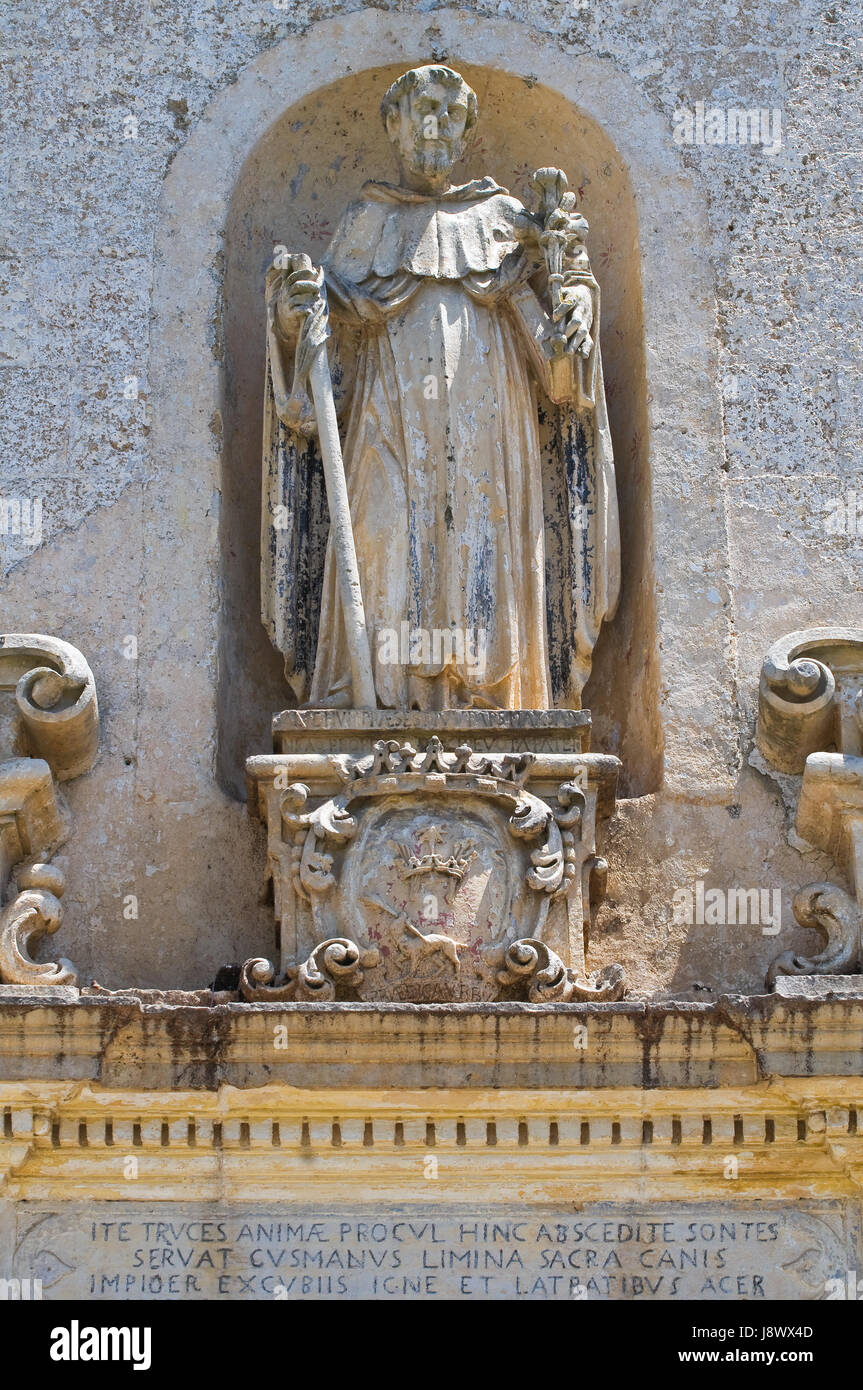 Chiesa di Antonio. Specchia. La Puglia. L'Italia. Foto Stock