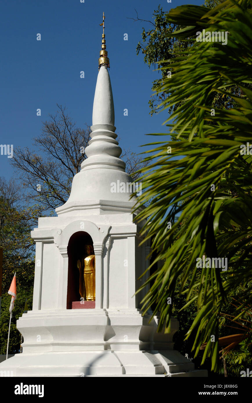 Wat Phra Singh in Chiang Mai Foto Stock