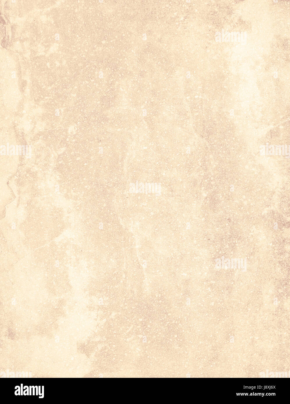 Il vecchio foglio di carta bianco. Pergamena sfondo a trama - materiale Vintage Foto Stock