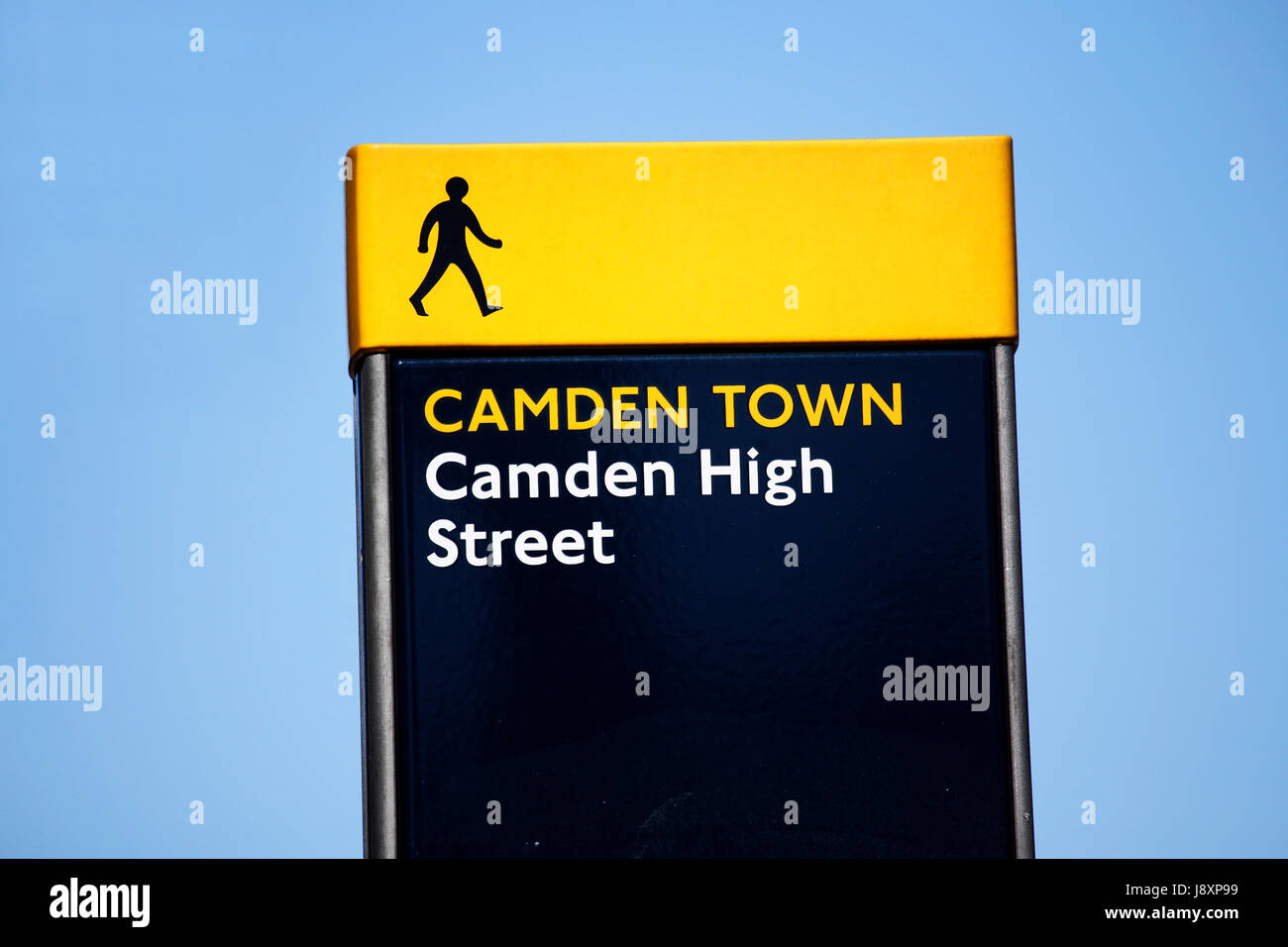 London Street segno, Camden High Street, Borough di Camden Foto Stock