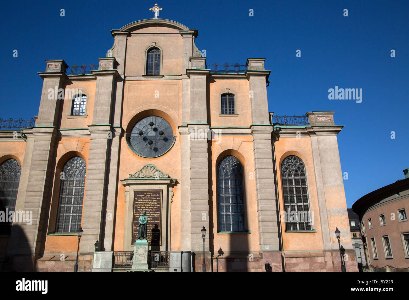 Storkyrkan la Chiesa, Gamla Stan; Stoccolma; Svezia; Europa Foto Stock