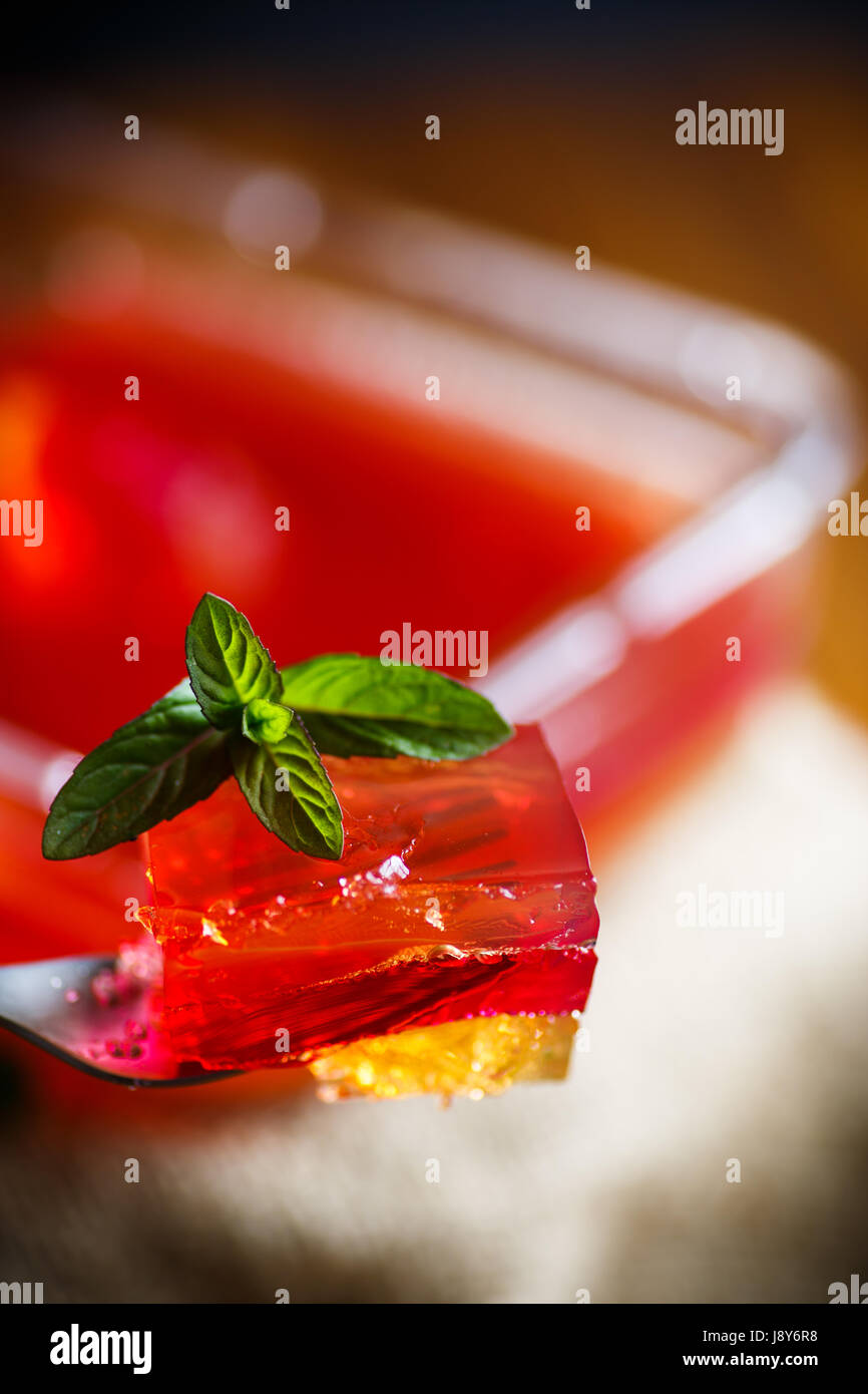 Multi-colore di gelatine di frutta Foto Stock