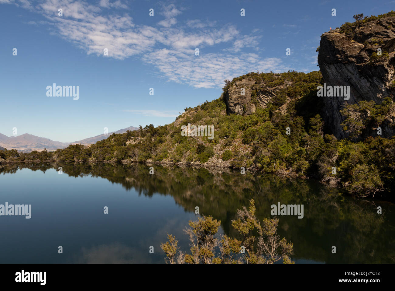 Mou che isola nuova zelanda Foto Stock