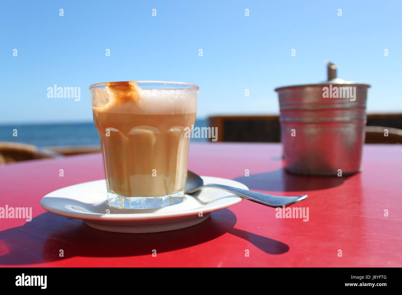 Caffè del mediterraneo Foto Stock