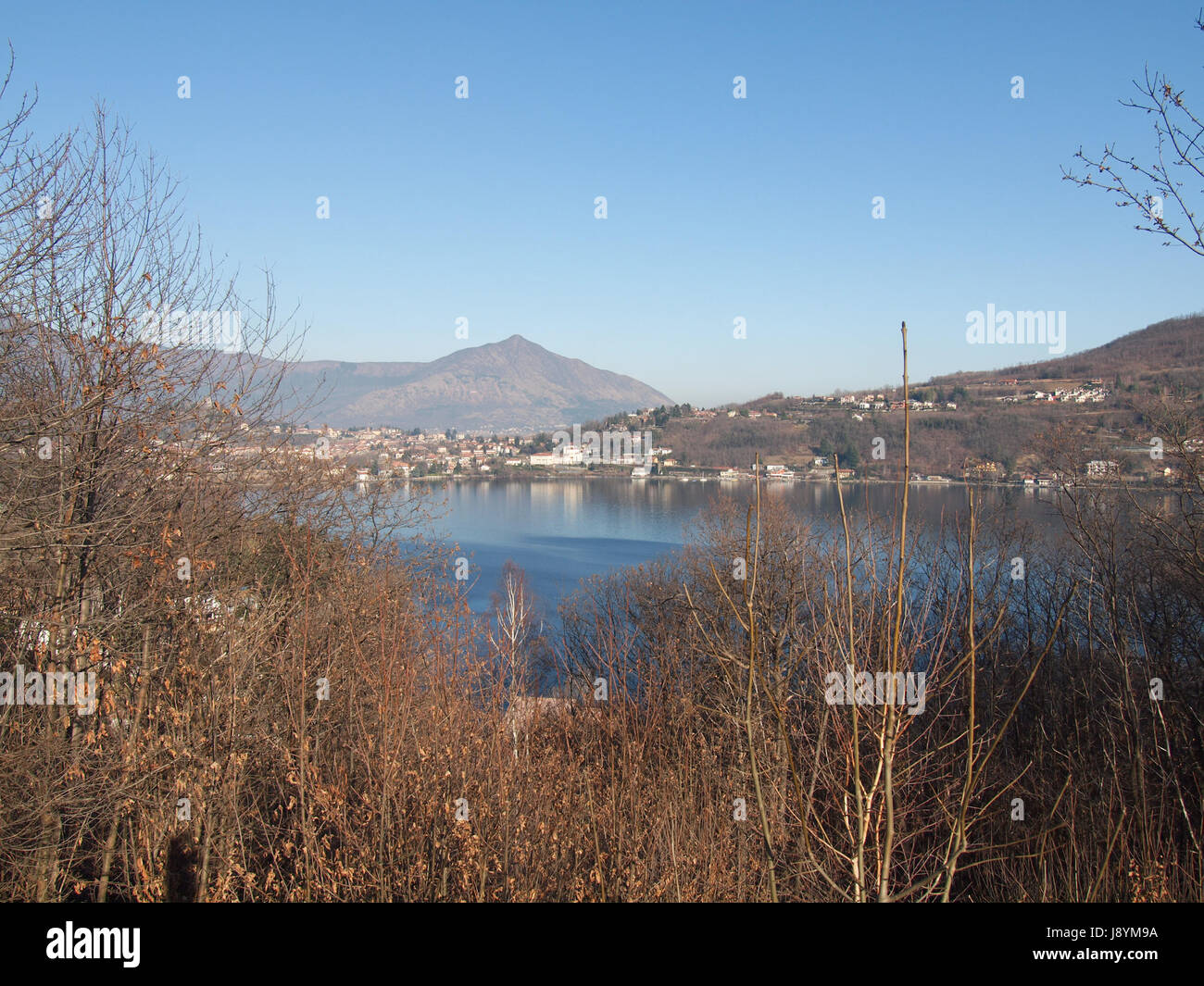 Valley, acqua fresca, lago, acque interne, acqua, blu, liquido, albero, hill, Foto Stock