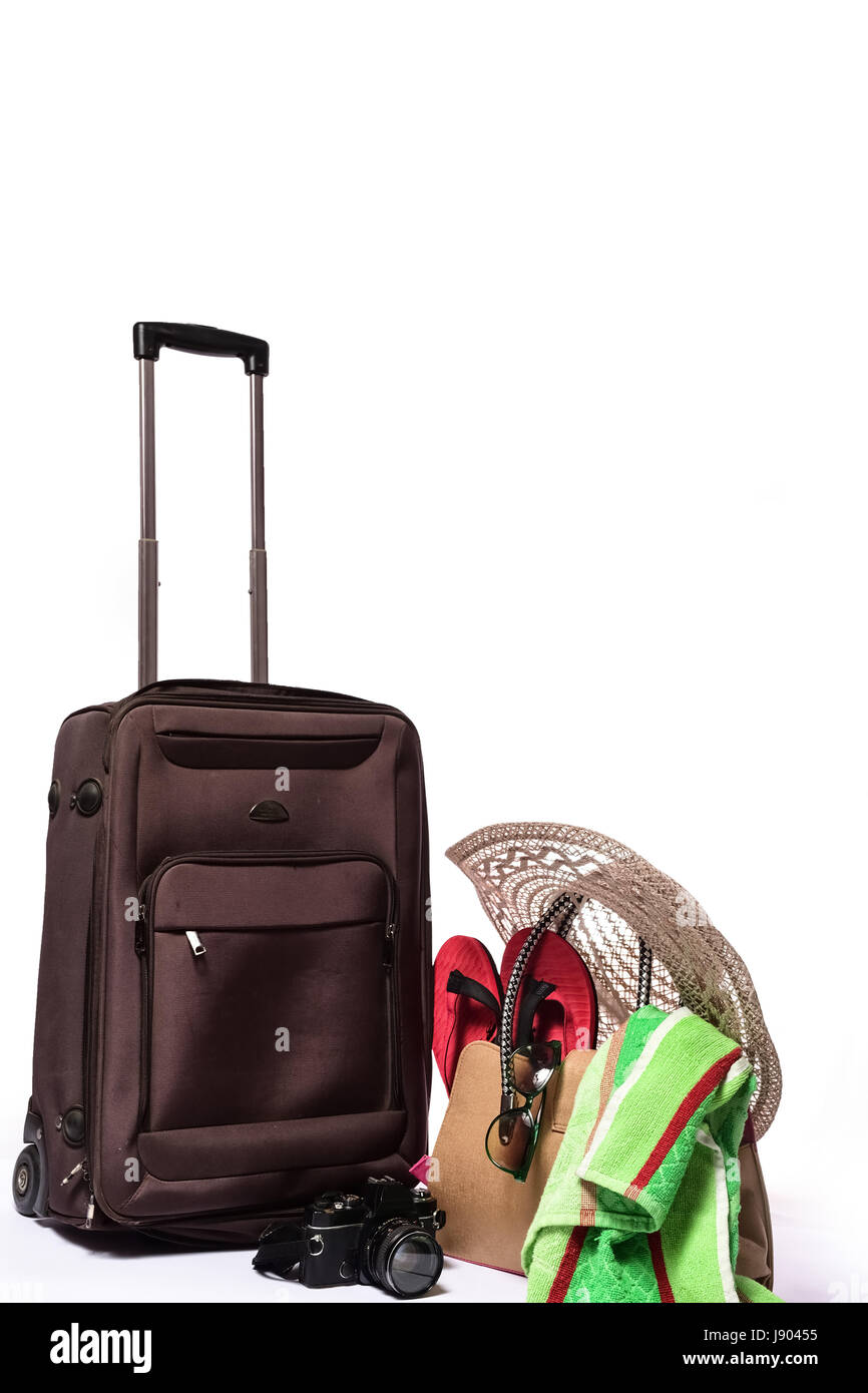 Accessori da viaggio Foto Stock