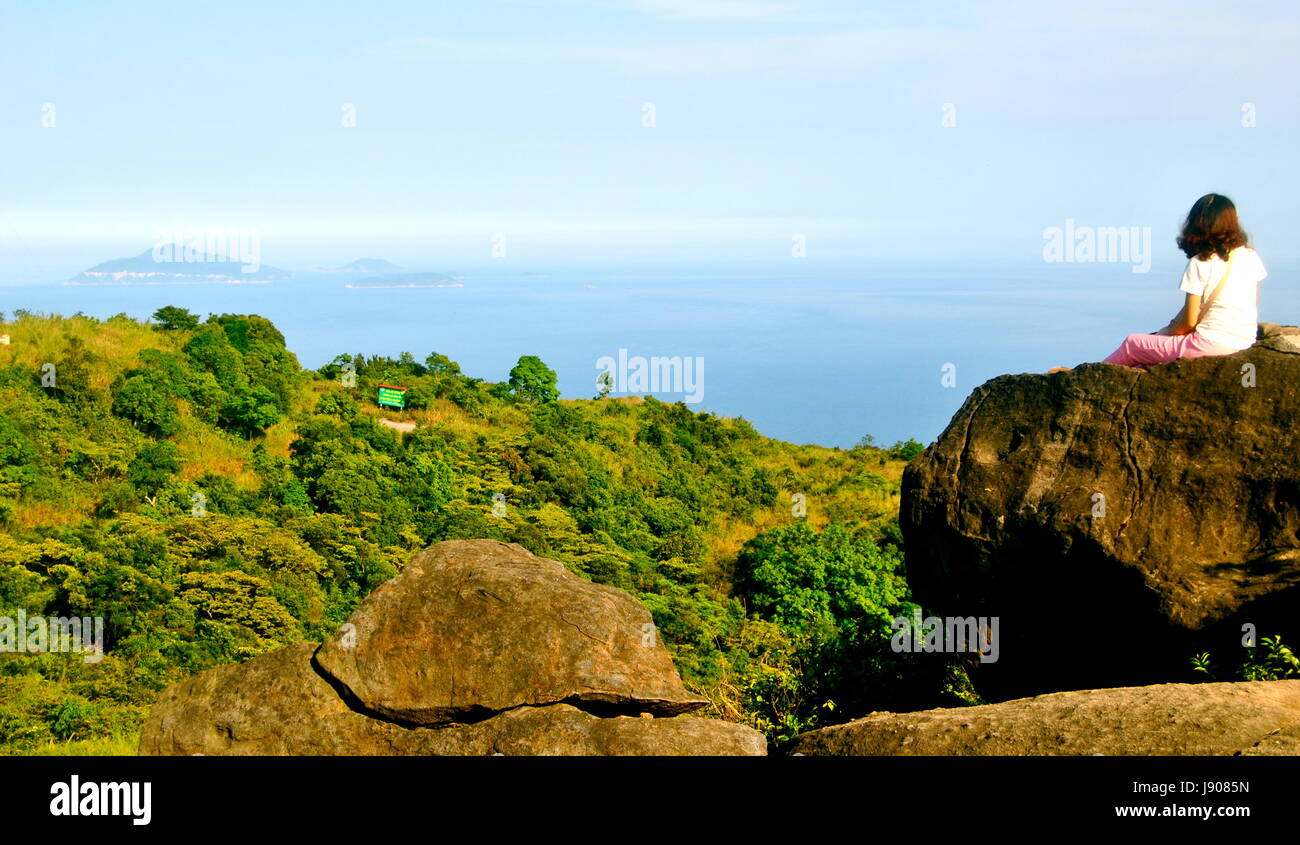 Una vista dal figlio tra la penisola, Da Nang, Vietnam Foto Stock