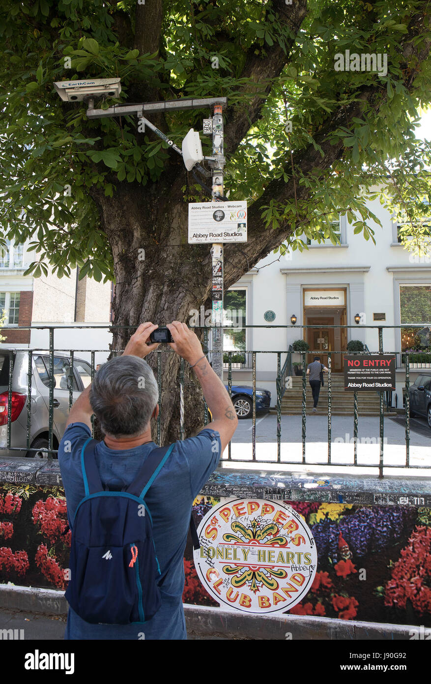 Abbey Road Studios, St John's Wood,London NW8 Foto Stock