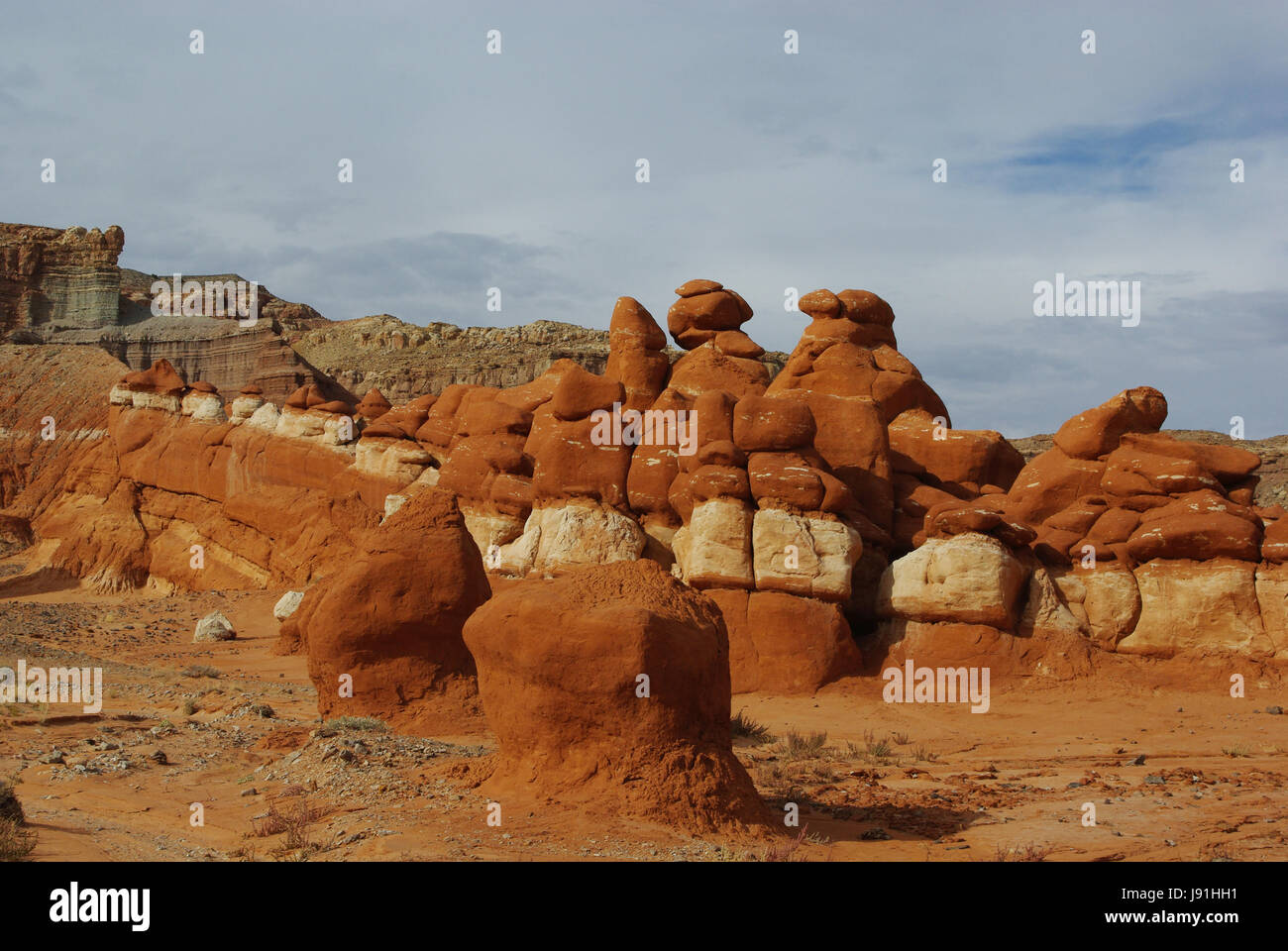 Bizzarre rocce in piccolo Egitto,Utah Foto Stock