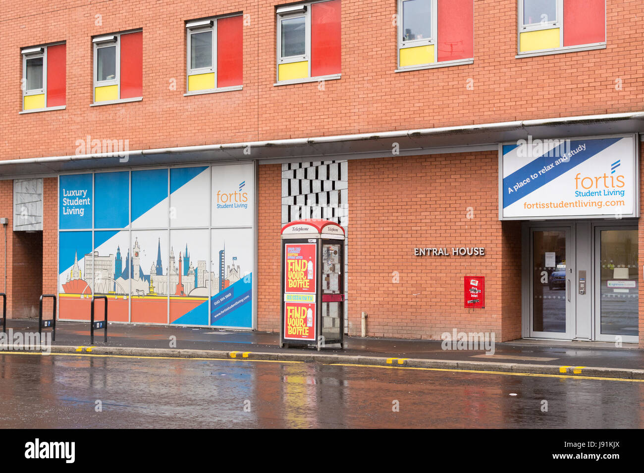 Student Accommodation Glasgow - Central House - Fortis vita dello studente Foto Stock