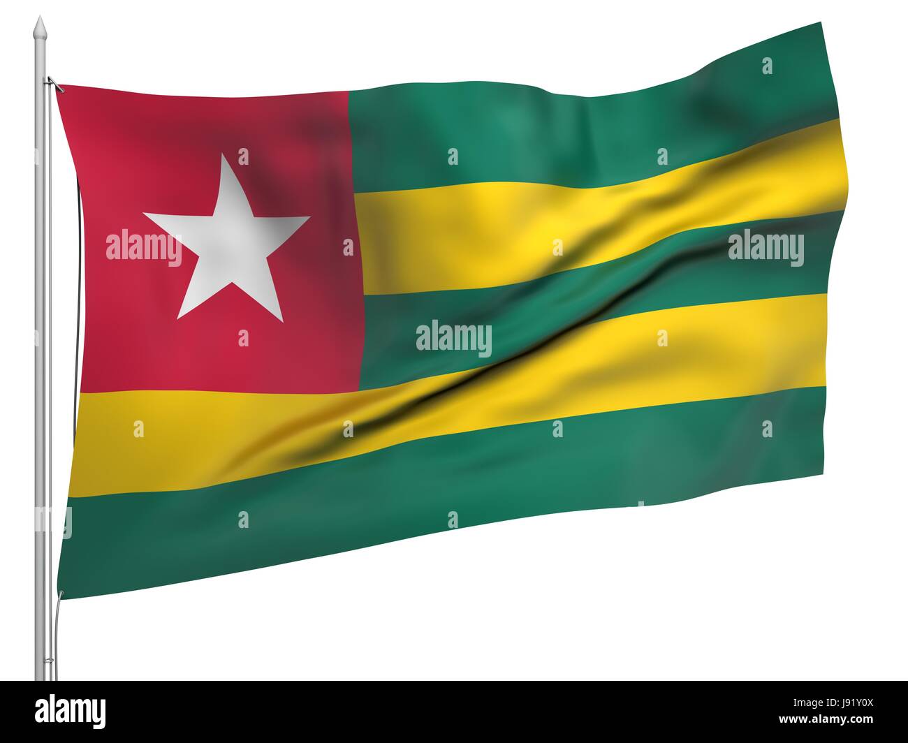 Simbolico, colore, emblema, illustrazione, bandiera, gazzetta, banner, nazionale, Foto Stock