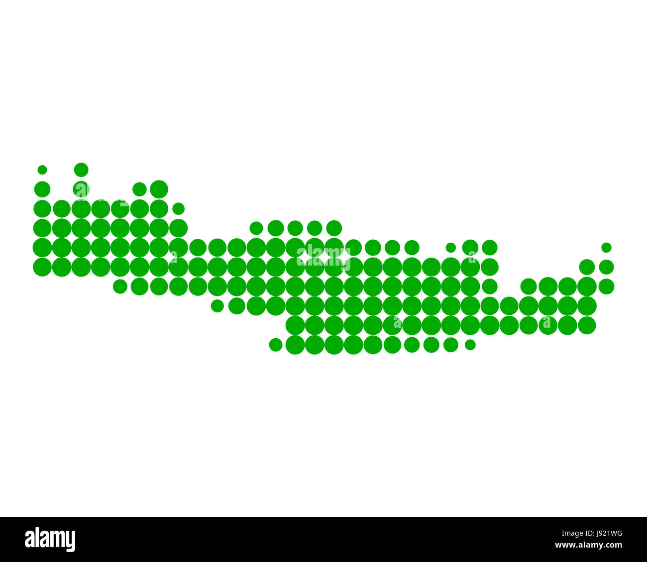 Mappa di Creta Foto Stock
