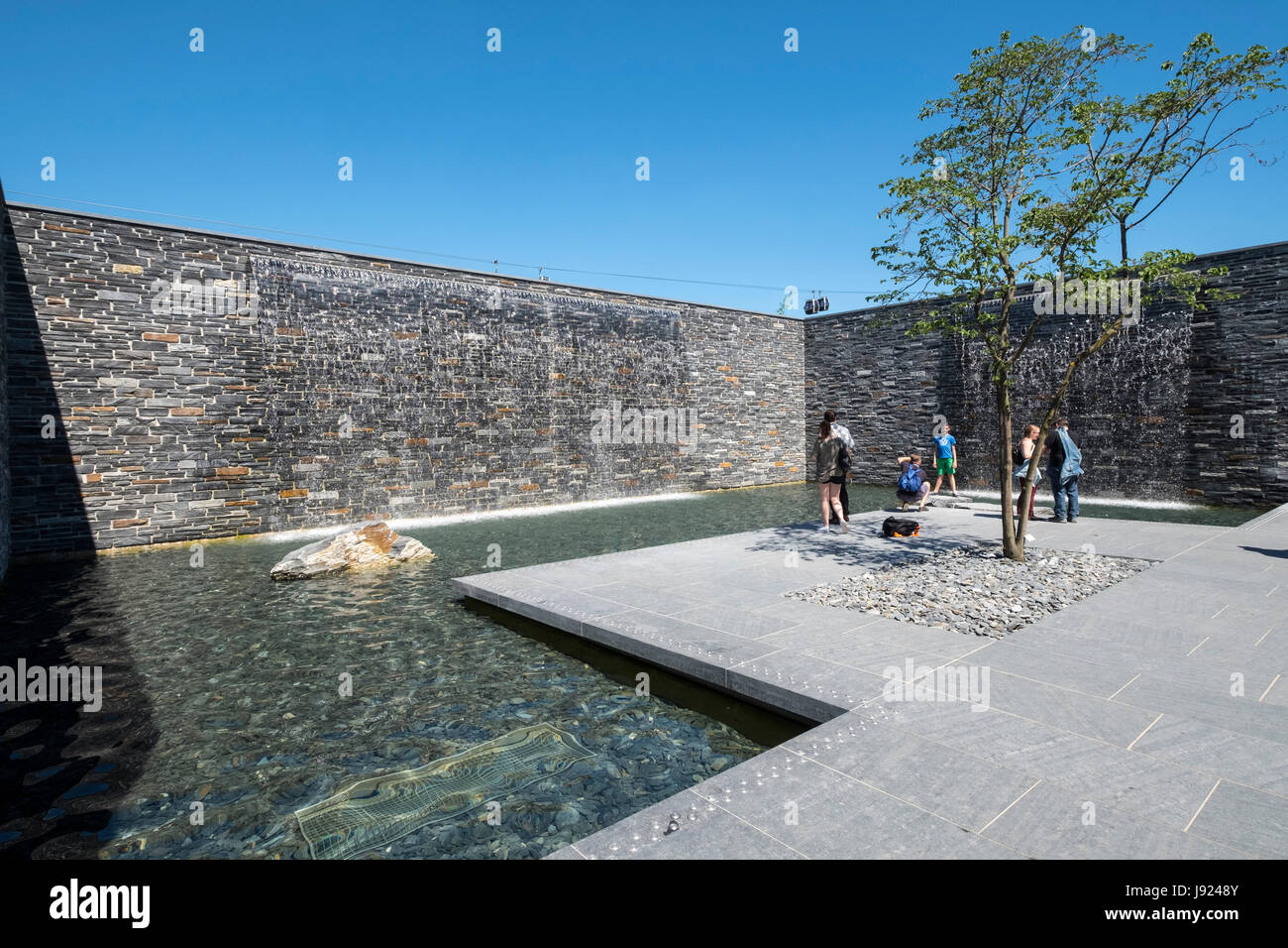 Promenade Aquatica Water Gardens a IGA 2017 International Garden Festival (International Garten Ausstellung) a Berlino Germania Foto Stock