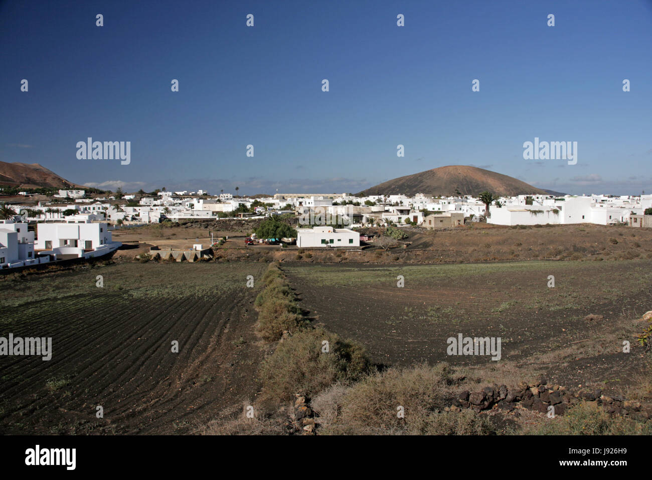 Casa, costruendo, comunità, villaggio, città mercato, montagna, paesaggi, Foto Stock