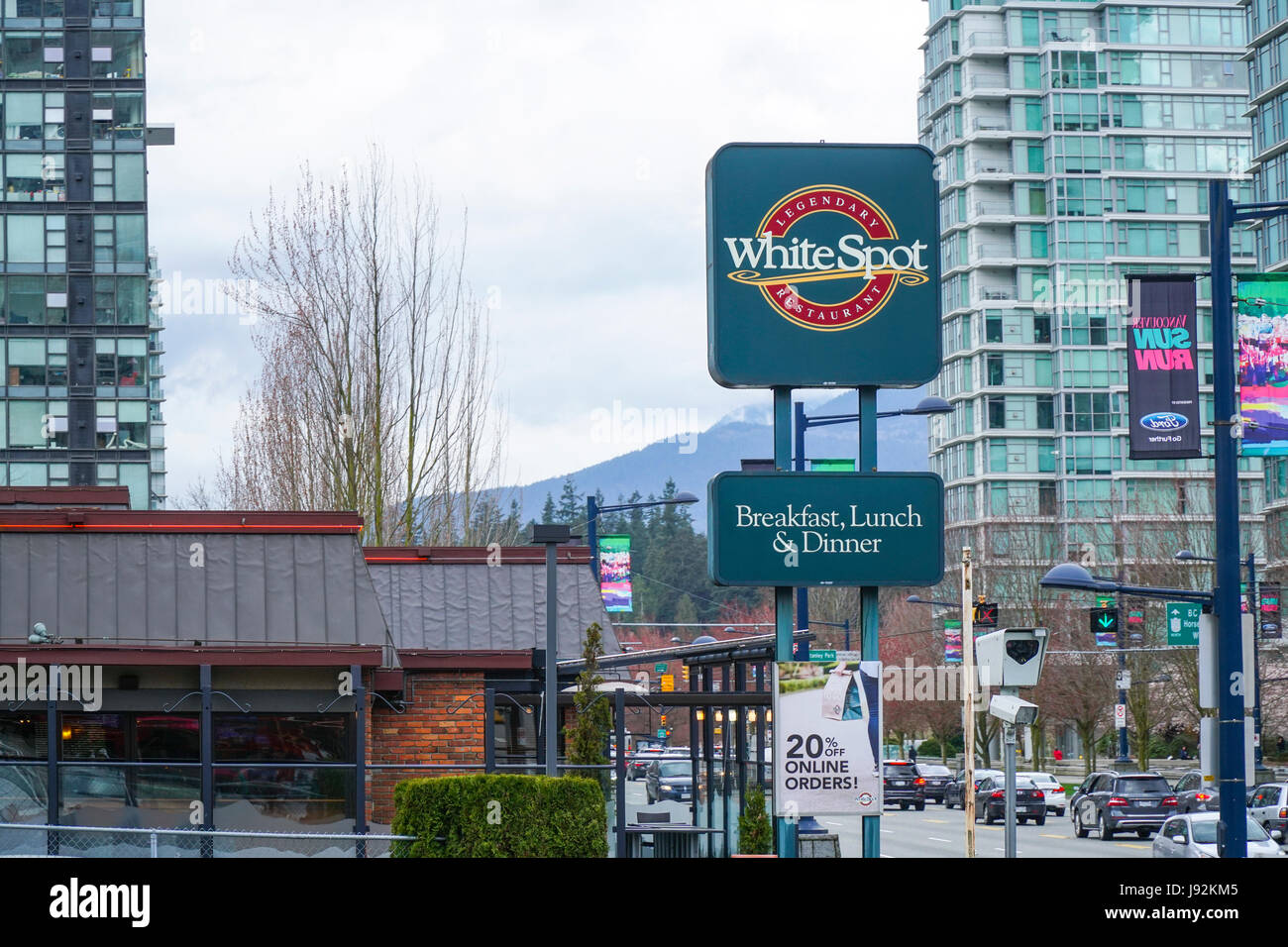 Il leggendario Spot bianco Ristorante a Vancouver - Canada Foto Stock