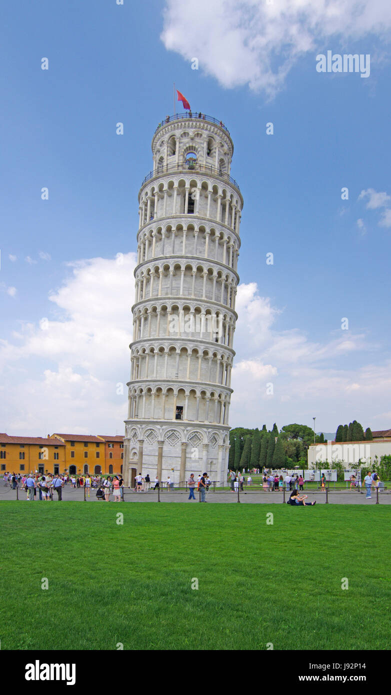 Torre pendente di pisa Foto Stock
