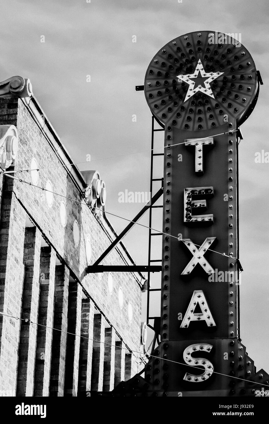Texas Theater Foto Stock
