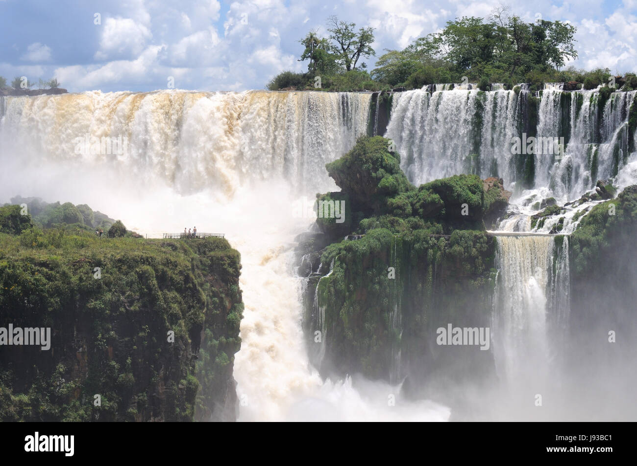 Cascata, america latina, foresta pluviale, rain forest, acqua, blu, parco nazionale, Foto Stock