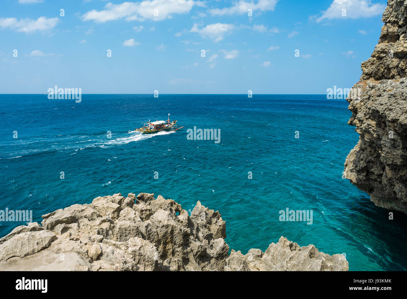 Area Camping in Fortuna Island - Batangas Foto Stock