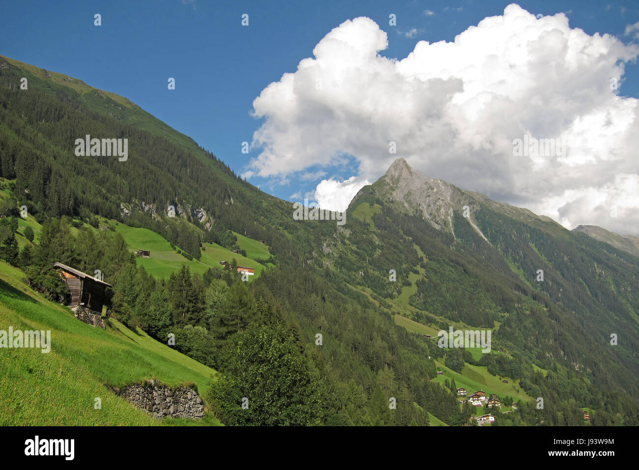 Alpi, vertice, climax, picco, Tirolo, montagna, alpi, summit, austriaci, rock, Foto Stock