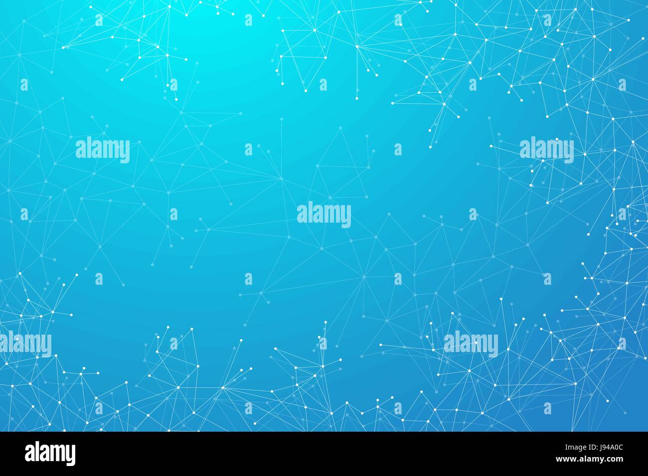 Astratto geometrico linea collegati con punti. Grande per la visualizzazione di dati. Molecola e la comunicazione dello sfondo. Social network information. La tecnologia moderna del concetto. Illustrazione Vettoriale. Illustrazione Vettoriale