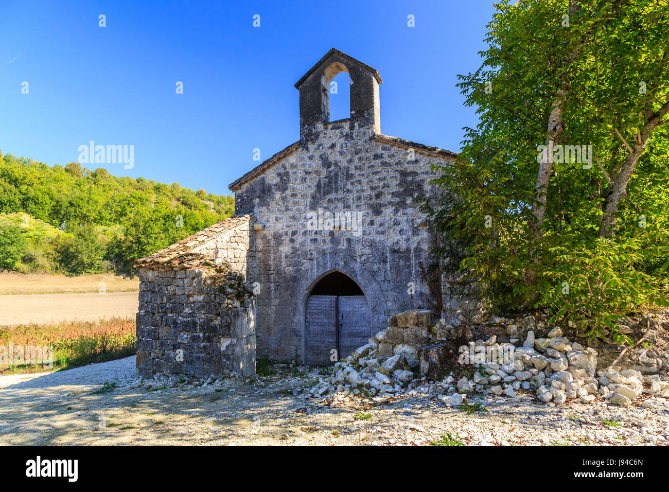 Francia, Tarn et Garonne, Lauzerte, etichettato Les Plus Beaux Villages de France (i più bei villaggi di Francia), Carces cappella Foto Stock