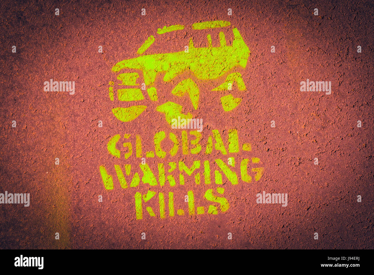 Il riscaldamento globale uccide Foto stock - Alamy