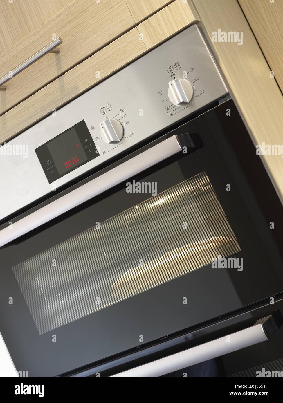 Fornello e forno di cottura in cucina Foto Stock
