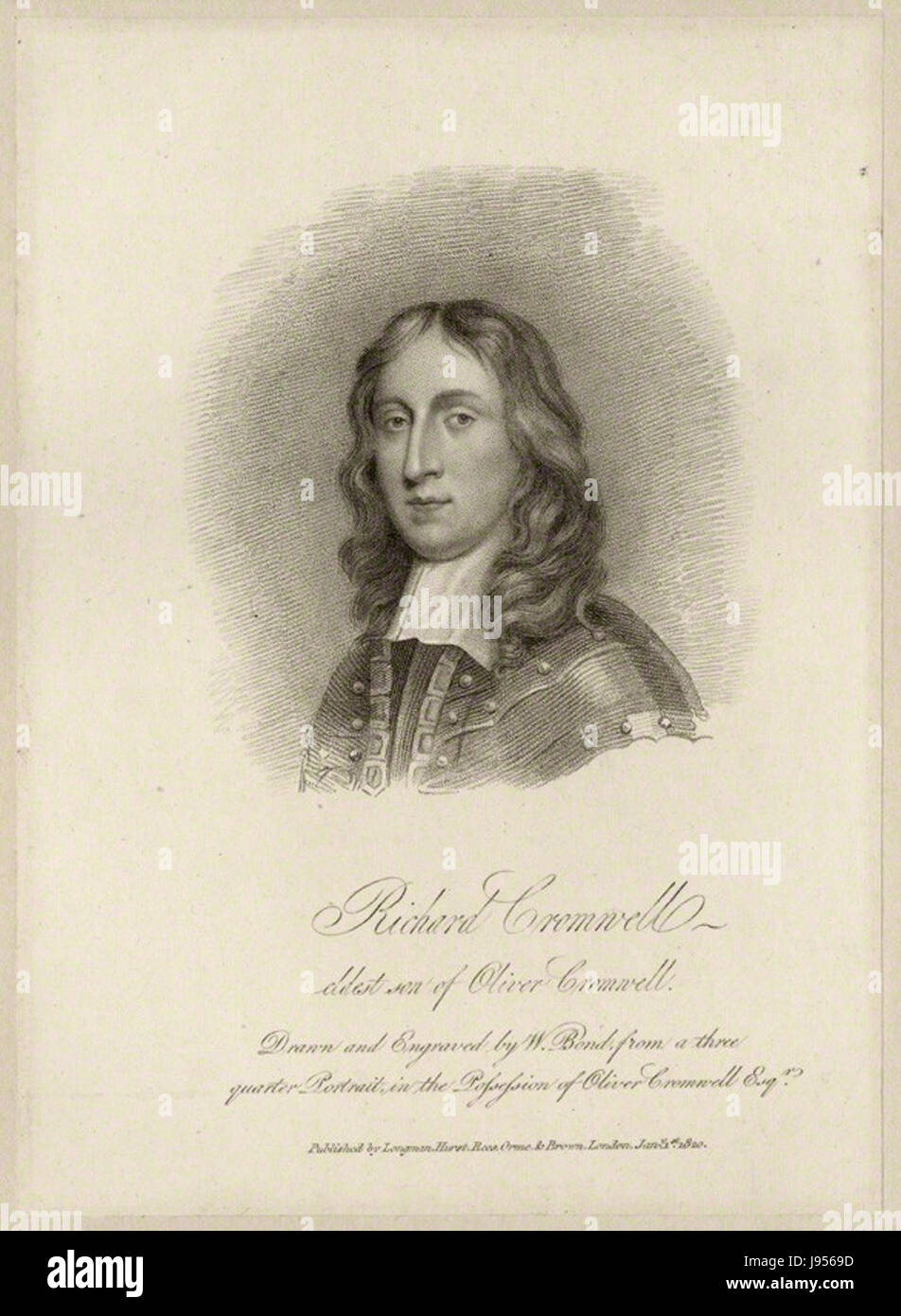 Richard Cromwell da William Bond Foto Stock