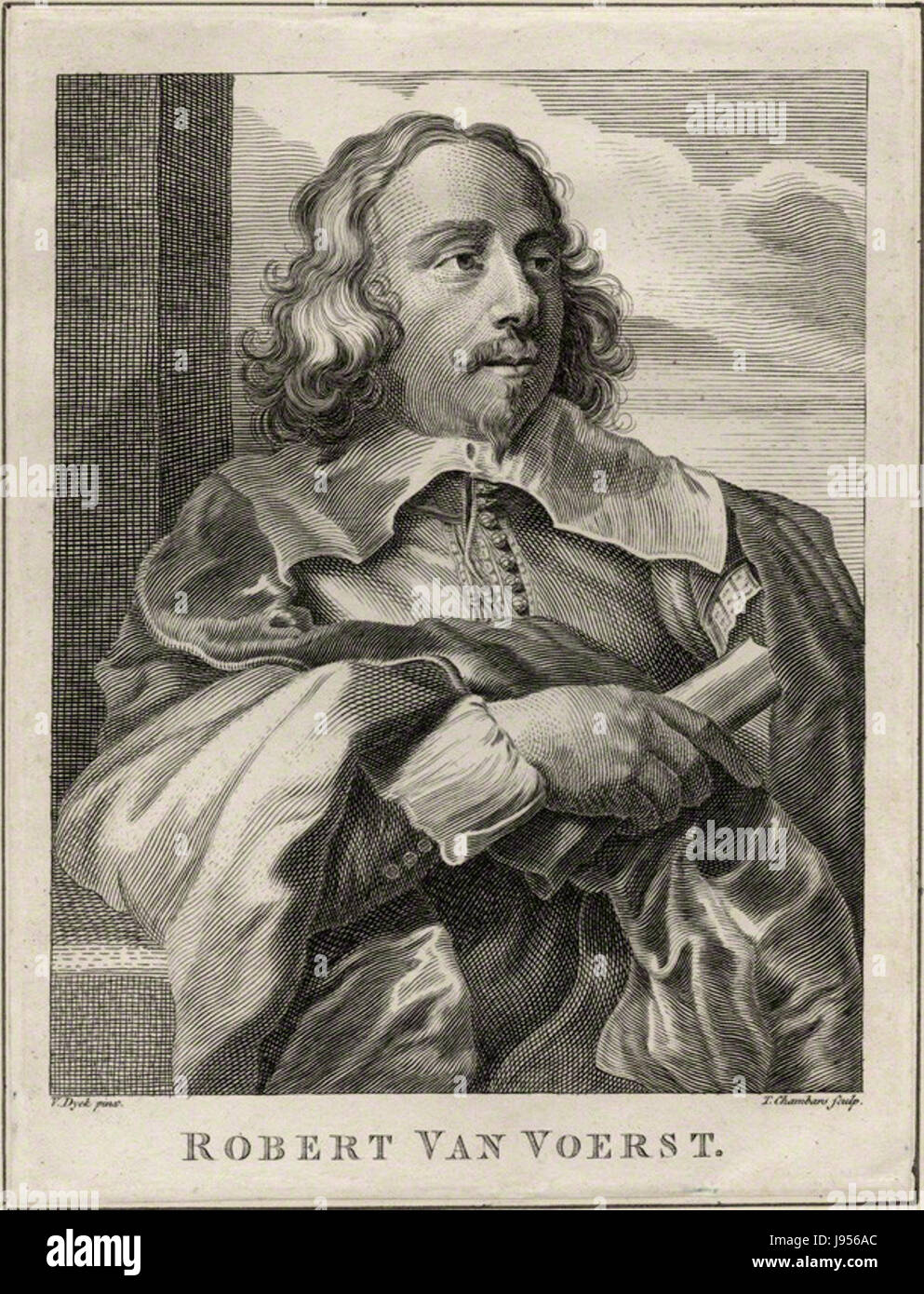 Robert van Voerst da Thomas Camere (Chambars), dopo Sir Anthony van Dyck Foto Stock