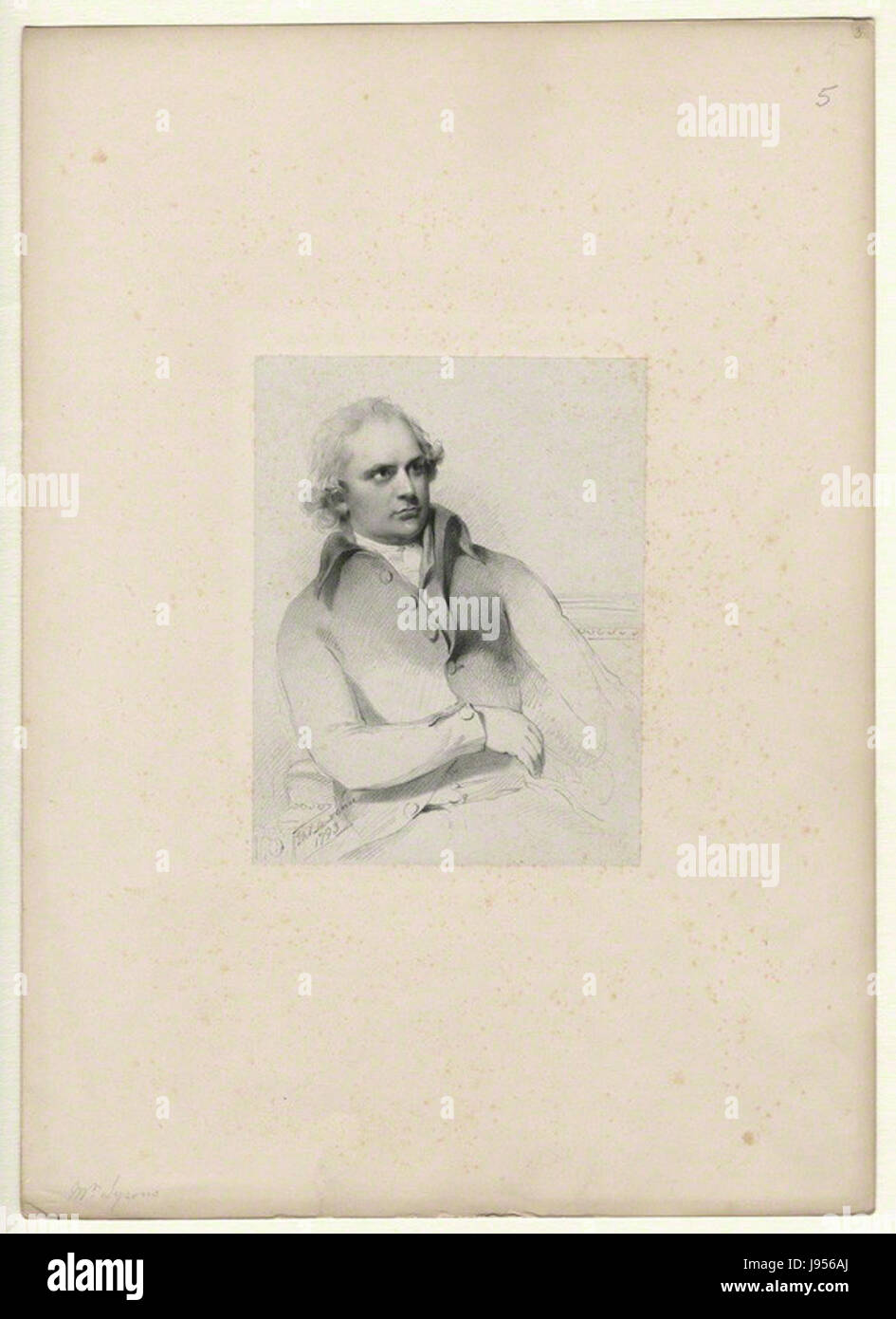 Samuel Lysons da Richard James Lane, dopo Sir Thomas Lawrence Foto Stock Samuel Lysons da Richard James Lane, dopo Sir Thomas Lawrence Foto Stock