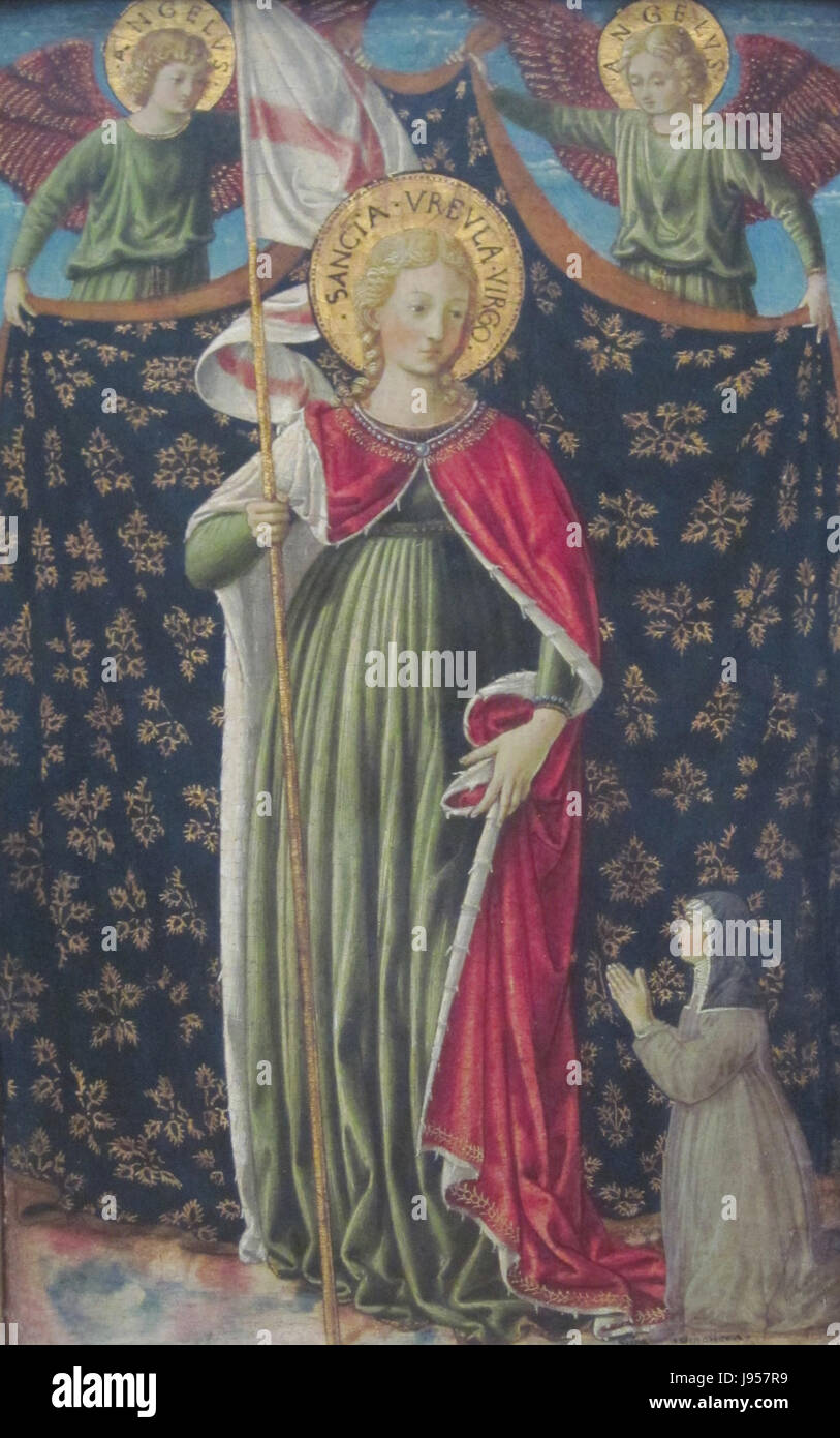 Questo titolo si riferisce probabilmente a un'opera d'arte o artista di nome Ursula Gozzoli, potenzialmente correlata all'arte rinascimentale o storica italiana. Foto Stock