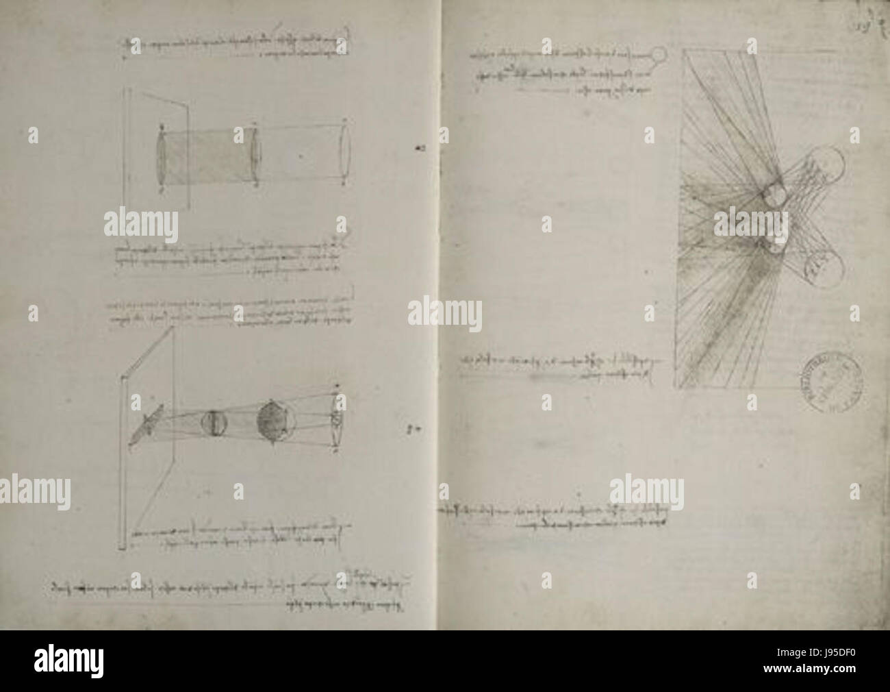 Parigi manoscritto C Fol 18v19R Foto Stock